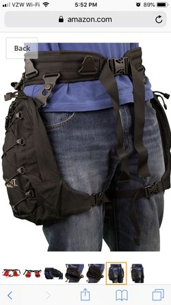 The wallaby hip packs.  These Make Hiking With Those Heavy Objects A Breeze.  It Puts The Weight On Your Hips Not Your Back .  Easy To Use