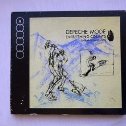 Depeche Mode Everything Counts CD Single 1991 Sire 9 40296-2 Dave Gahan RARE!