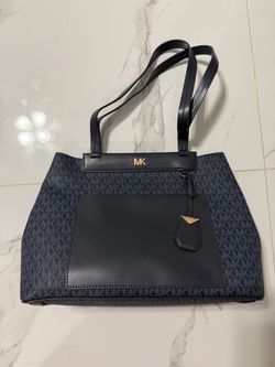 New Navy Blue Michael Kors Tote Purse
