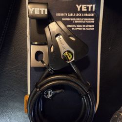 Yeti Security Cable Lock & Bracket