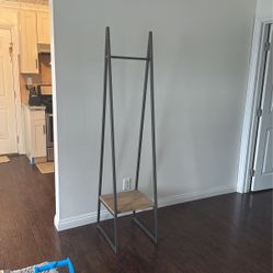 CB2 Iron And Mango Wood Clothes Hanger