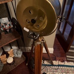 Tripod model ship lamp all brass !!