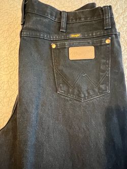 Wrangler Black Denim Jeans 38X30