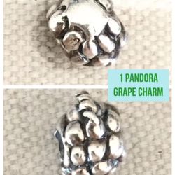 1 Pandora grape charm