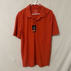 St. John's Bay orange Polo Shirt Vibrant Cotton Blend