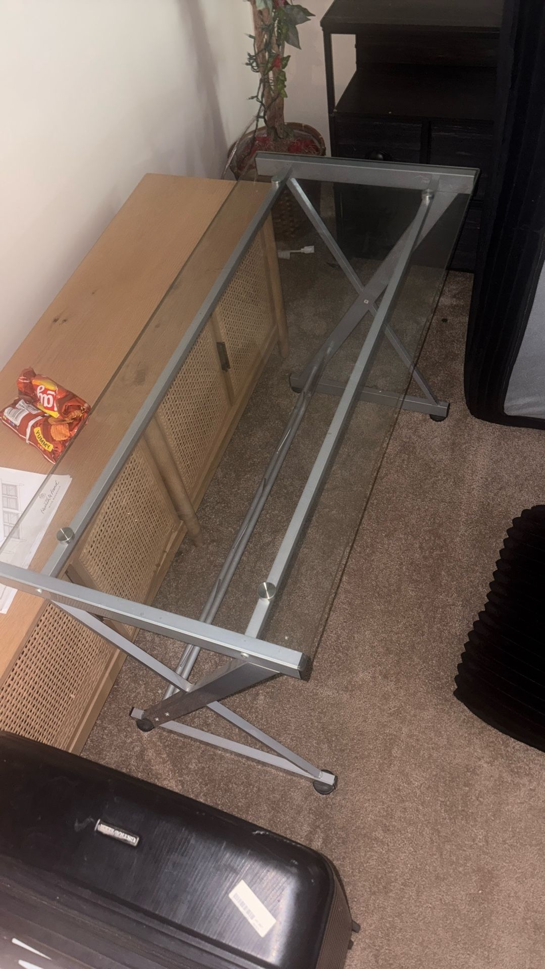 Glass Desk
