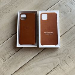 Leather  iPhone 11  Pro max Case Cover 