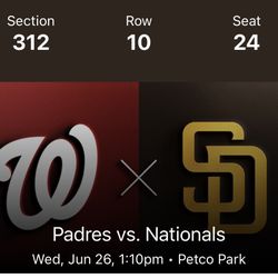 Padres Vs Nationals 