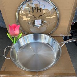 SARTÉN  DE TRI PLAY DE 14”D. PRINCESS HOUSE 🌼🌼🌼