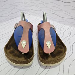 Birkenstock Gizeh Pink Thong Sandals Women’s L7 Men’s M6 EU 39 250 Made Germany