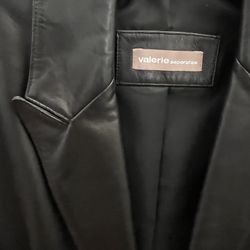 Black Leather Jacket Size Medium 