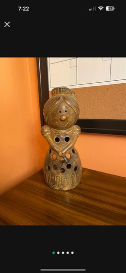 Vintage Lady Ceramic Candle Holder Now Only $8 
