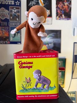 Curious George Jack-in-the-Box Toy