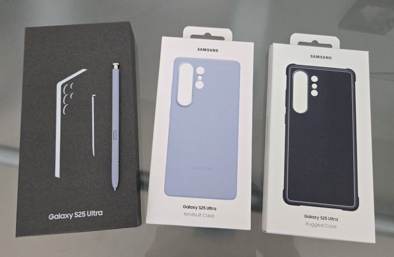 Samsung Galaxy S25 ULTRA "COMBO" (Box, S-Pen & 2 OEM Cases)