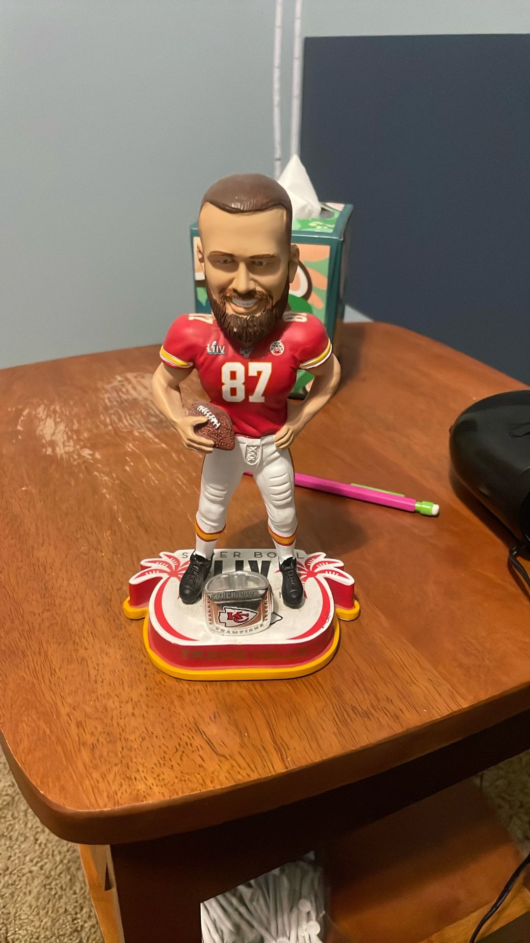 Travis Kelce bobble head 