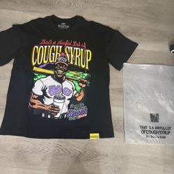 Afull Lot Of Cough Syrup Shirt Size L