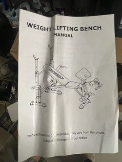 Bench press Bench and rack set