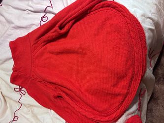 Red sweater