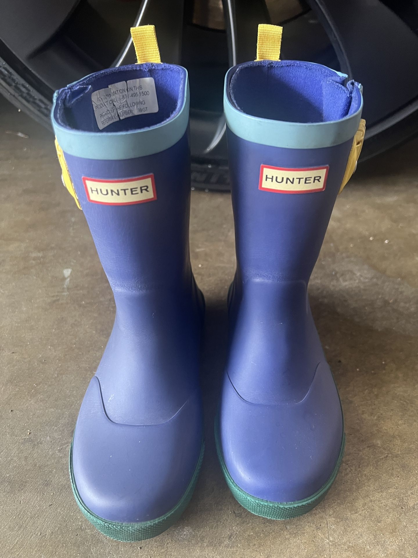 Hunter waterproof rain boots kids 11