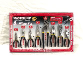 Brand new eight piece, electrician or contractor hand tool set