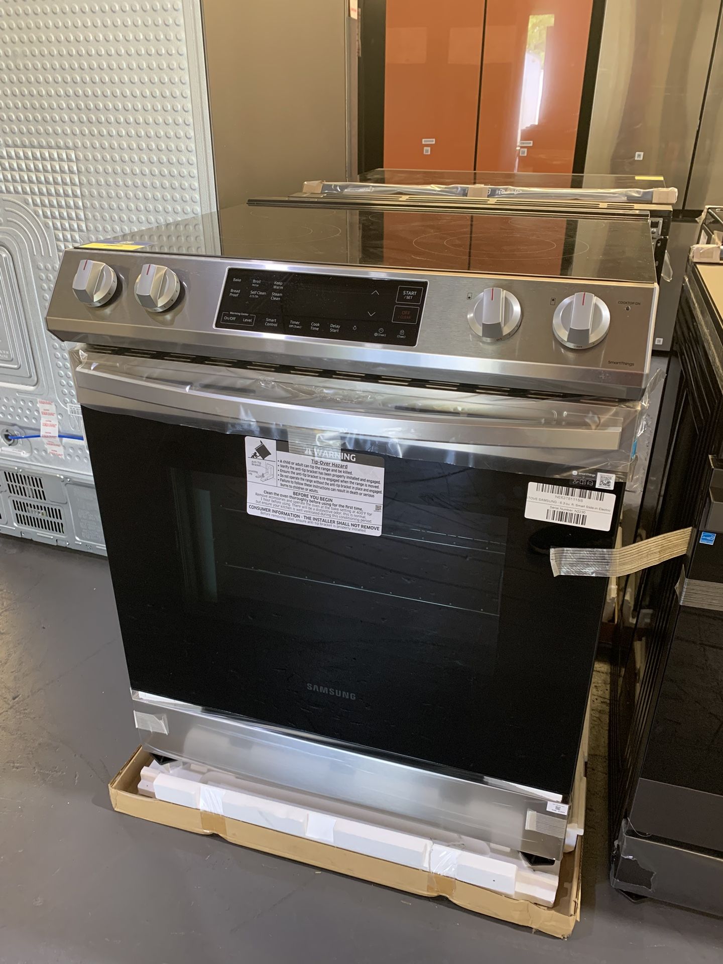 Stove Samsung Stainless Steel Slide-un