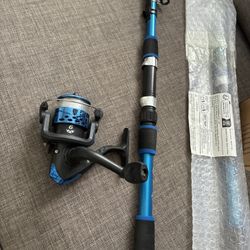 Foldable Fishing Pole With Reel 