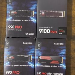 1Tb And 2Tb Nvme Drives, $200 And up, SEALED Drives