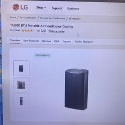 LG 14,000 BTU Portable Air Conditioner
