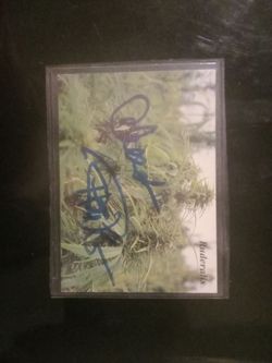 Cheech and Chong Autographed trading card