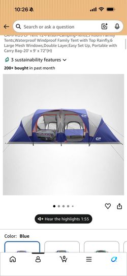 12 person tent