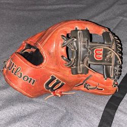 A2K Red Leather Baseball Glove