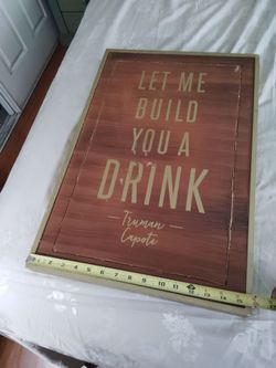 Truman Capote Quote Decorative Wall Sign  $20 cash