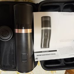 Portable Espresso Coffee Machine – Rechargeable, Travel Size, With Case
