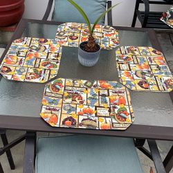 Fall Harvest 4 Pc Place Mats
