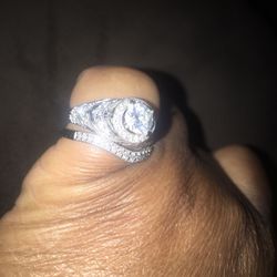14k Neil Lane diamond ring set size 8 2ct total