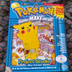 Pokemon Nintendo Gotta Make Em All Project Studio Blue Version PC CD-ROM & Original Box

Brand new. Little smash box 