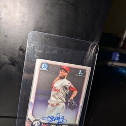 ENYEL DE LOS Santos AUTOGRAPH Crd !!! 