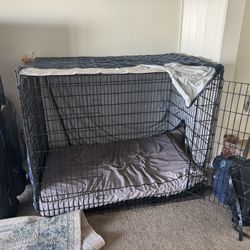 54” Dog Crate With Crate Cover