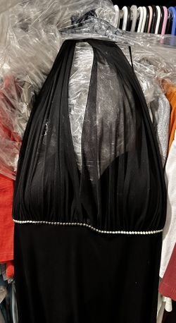 Size 16 Black Dress With Diamond Band