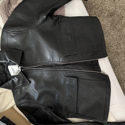 Abercrombie &Fitch Leather Jacket