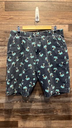 Men's Palm Tree Print Chino Shorts