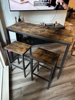 Bar Table and Chairs Set Dinning Table With Chairs