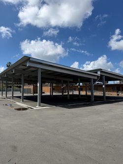 Structural permanent shade / lunch shelter