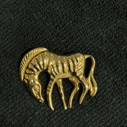 Zebra Brooch 