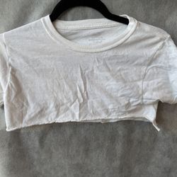 White Crop Top 