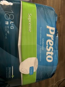 ADULT DIAPERS ( Presto )
