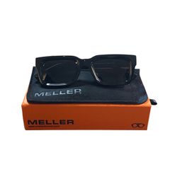 MELLER EKON ALL BLACK W/ BLACK POLARIZED SUNGLASSES EK-TUTCAR SQUARE