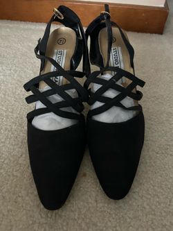Black strap Studio Roma med heal woman’s shoes