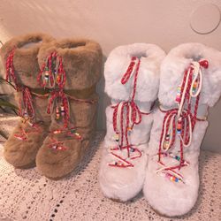 Faux Fur Boots $70 Each