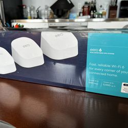 BRAND NEW: Eero 6 Dual-Band Mesh WiFi  System 